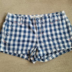 Aeropostale blue gingham shorts size 1/2